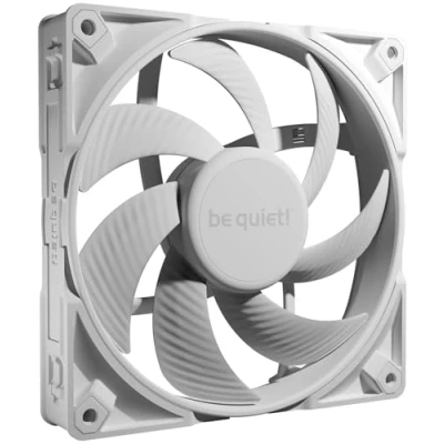 Image de be quiet! Silent Wings Pro 4 140mm PWM White ventilateur, pales optimisées, une performance extraordinairement élevée, bouton de réglage la vitesse rotation proposant 3 options, BL119