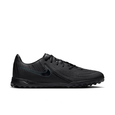 Image de Nike Performance Phantom GX II Academy TF Chaussures de foot multicrampons, Taille: 44.5, Black/deep jungle Matière synthétique