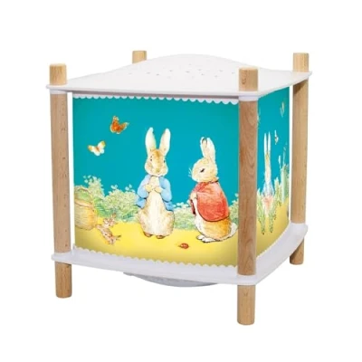 Image de Trousselier Peter Rabbit. Veilleuse Bébé Musicale et Lumineuse Enfant Lanterne ReVOLUTION 2.0 Cadeau Naissance Rechargeable USB Projecteur Ciel Etoilé Detecteur de Pleurs