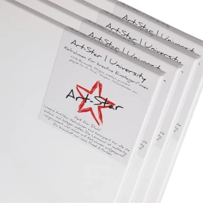 Image de Art Star 4X Chassis ENTOILÉ UNIVERSITÉ 50x50cm Toiles sur châssis 50x50 cm Toile préimprégnée, prêts à Peindre, avec