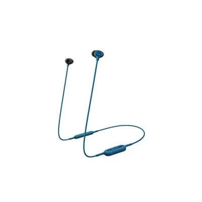 Image de Panasonic Ecouteurs intra auriculaires sans fil RP NJ310BE A I HP 9mm Aimant neodyme Système Extra Bass Bluetooth Autonomie de 6h Micro + Contrôle vocal bleu Version Française