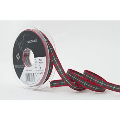 Image de Berisfords Tartan en Polyester, MACGREGOR, 10.4 x 1.6 cm