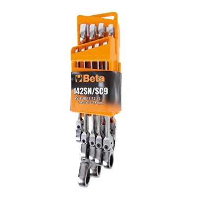 Image de Beta 142SN/SC9 Ratelier de 9 clés mixtes à cliquet articulé