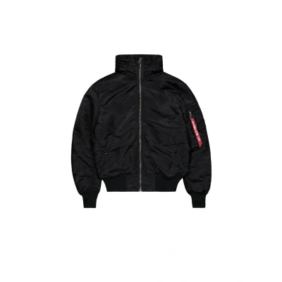 Image de Alpha Industries MA1 Hooded Veste misaison, Homme, Taille: Small, Black