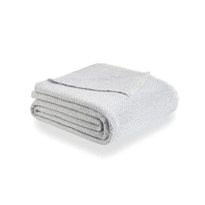 Image de Todocama Couverture Foulard en Coton Extra Doux, Quatre Saisons, Couvre lit Multi usages canapé. (120 x 180 cm, Gris Clair), PRCMAMSGRCL120X180