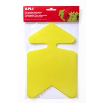 Image de Apli 102053 10 Gamme Fluo Flèches, 160mm x 240mm, Jaune