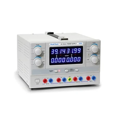 Image de Peak Tech 2 canaux Linear Appareil de geregeltes DC Alimentation laboratoire x 030 V/DC 5 A V/1 Tension fixe avec transformateur sécurité, 1 pièce, P 6210