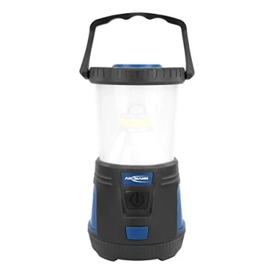 Image de ANSMANN Lampe de camping CL600B (1 pce) Lanterne d&#039;une puissance 600 Lumens pour une portée 23 m max. d&#039;extérieur aux 3 modes d&#039;éclairage, fonctionnement à piles