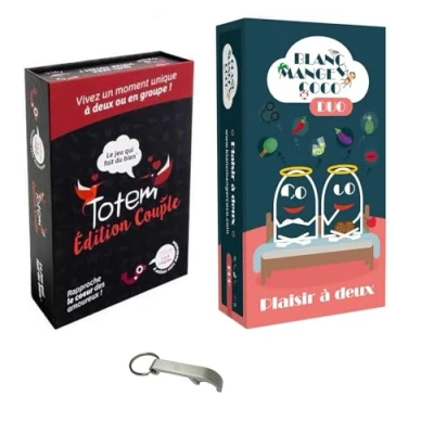 Image de Lot Totem Couple + Blanc Manger Coco Plaisir A Deux Version Française 1 Decap Blumie (Coco Couple)