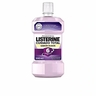 Image de Bain de Bouche Listerine Total Care Zero 0% Alcool (500 ml) TU transparent