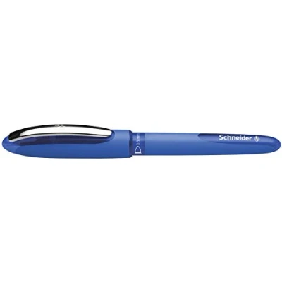 Image de Schneider, 183103 Stylo roller AA8 OneHybrid C 03, pointe conique hybride, 0,3 mm, bleu