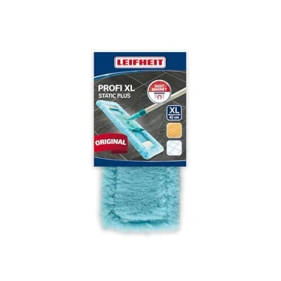 Image de housse Profi XL Static Plus 55118 Leifheit, de rechange pour nettoyage à sec, balai plat XL, tous types sols