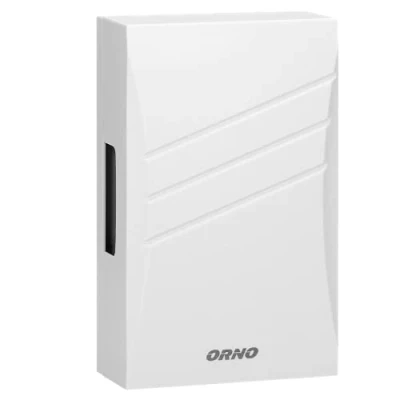 Image de Orno BELIS Sonnette Filaire Electromécanique avec Transformateur Intégré 80dB Blanc 230V 8V