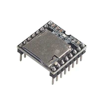 Image de HALJIA Dfplayer Mini Lecteur MP3 Module 24 Bits DAC Sortie de connecter Directement au Haut Parleur, Carte TF, Compatible avec Arduino Raspberry Pi, etc.