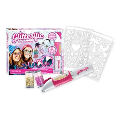 Image de Glitterific, Studio Glitter, Stylo qui Projette &amp; Aspire les PaIllettes, pour Customiser des Objets, Jouet Enfants dès 6 Ans, GLT00