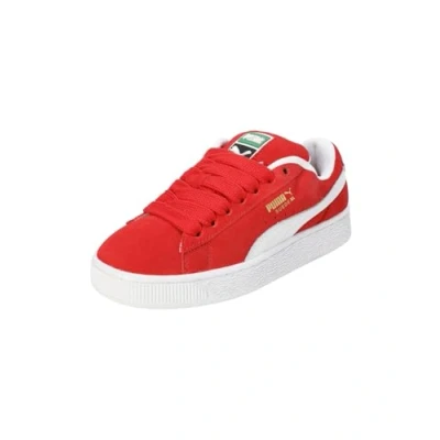 Image de Puma XL JR Unisex Baskets basses pour enfants, Taille: 35.5, For all time red/white Suède