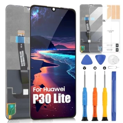 Image de Écran LCD pour Huawei P30 Lite/Nova 4E MAR L01A L21A LX1A Tactile Digitizer Verre Assemblée avec Réparation Kit