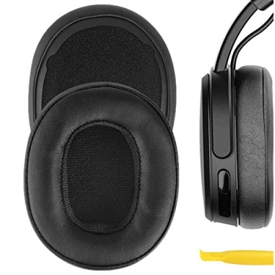 Image de Geekria Coussinets de Rechange pour Casque Skullcandy Crusher Bluetooth sans Fil Hesh 3 Fil/Oreillettes/Oreillettes//Cache Oreilles/pièces réparation