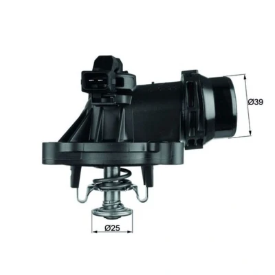 Image de MAHLE ORIGINAL TM 18 105 Thermostat d&#039;eau avec joint d&#039;étanchéite BMW: 3 Berline, Touring, Coupe