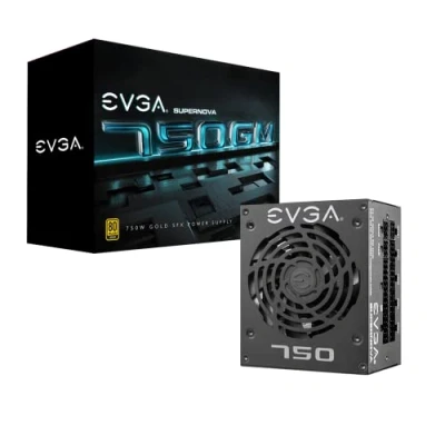 Image de EVGA Supernova 750 GM, 80 Plus Gold 750W, Fully Modular, ECO Mode with FDB Fan, 10 Year Warranty, Includes Power on Self Tester, SFX Form Factor, Supply 123 GM 0750 X2 (EU)