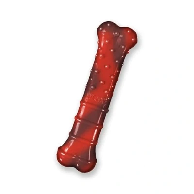 Image de Nylabone Jouet À Mcher Résistant Texturisé Dura, Arôme Charqui De Bœuf Pour Chiens Mchouillage Extrême Petit Les Pesant Jusqu&#039;à 11kg Chien Taille XS