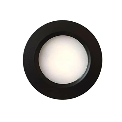 Image de MARVIX Spot LED noir 12 V 24 à intensité variable pour camping car, caravane, car et bateau (blanc chaud 3000 K)