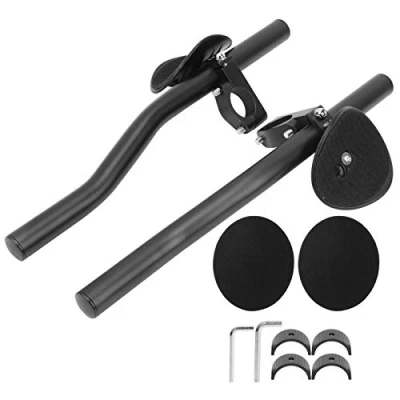 Image de Keenso Guidon de Repos Vélo Route, accoudoir réglable VTT Aerobar Route TT Bars Bras Relaxtion Split pour Longue Distance monter autre