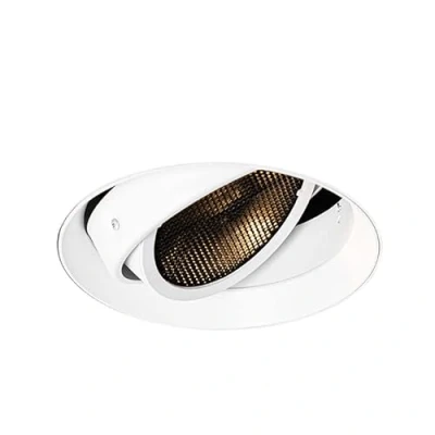 Image de QAZQA Spot encastrable moderne blanc GU10 AR111 rond sans bordure Oneon Honey