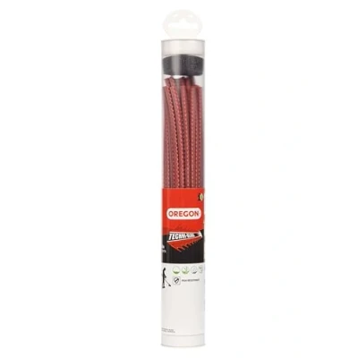 Image de Oregon 525244 Fil de Coupe Strié Prédécoupé Techni blade, Rouge, 7 mm , 26 cm 155 Pièces