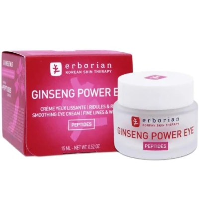 Image de Erborian Ginseng Power Eye Crème Contour des Yeux Lissante Anti Âge Lutte contre les Rides et Ridules Soin du Visage Cosmétique Coréen 15 ml