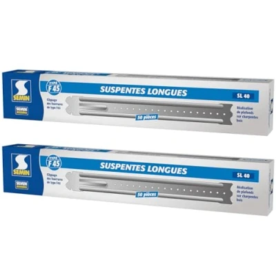 Image de Suspentes Longues 400 mm F45 Semin, Boite de 50 (lot 2)