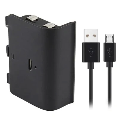 Image de OSTENT Batterie rechargeable et cordon chargeur USB compatible pour Microsoft Xbox One Controller