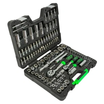 Image de JBM Lot de 108 douilles hexagonales finition chromée 4 mm à 32 Kit mèches vis Accessoires fixation pour et Torx