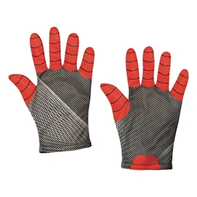 Image de Rubie&#039;s Gants officiels Marvel Spider Man 3 No Way Home pour enfants Version 3, taille unique, rouge/noir
