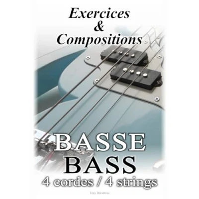 Image de Exercices &amp; Compositions Basse / Bass: Tablatures et diagrammes d&#039;accord pour 4 cordes and chord diagrams for strings.