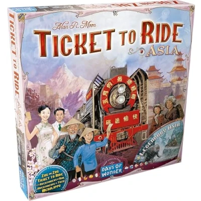 Image de Extension Les Aventuriers du Rail Asie Jeu de plateau Asmodee