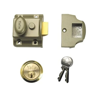 Image de Yale Locks 706PB Verrou de sûreté Traditionnel en Laiton Poli entrée 40 mm