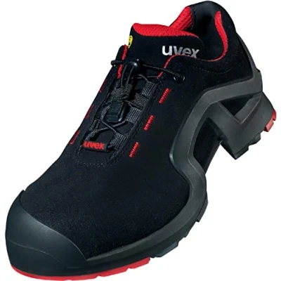 Image de Uvex &quot;One&quot; 8516 S3 Chaussures De Sécurité Noir / Rouge, EU 45