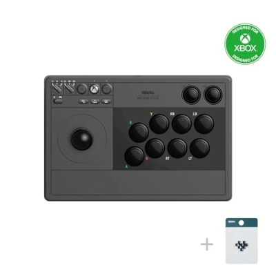 Image de 8Bitdo Arcade Stick Noir RF/USB Joystick Analogique/Numérique PC, Xbox One, One S, X, Series X Neuf
