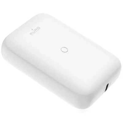 Image de Batterie externe Puro Compacte 10000 mAh USB A et C Blanc