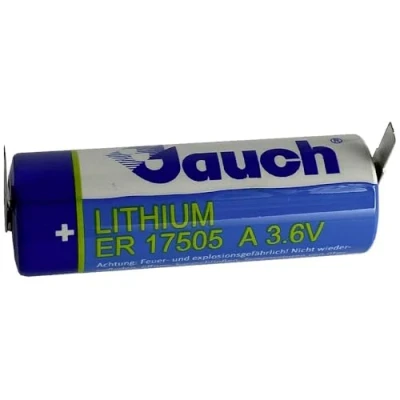 Image de Jauch Quartz ER17505J T Batterie spéciale A à souder en U Lithium 3,6 V 3600 mAh 1 pièce