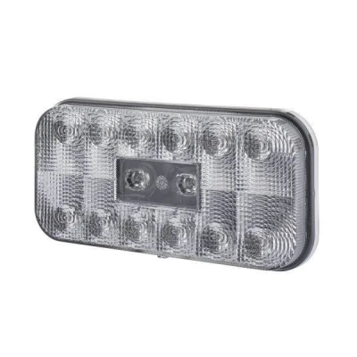 Image de HELLA 2VA 011 900 001 Feu arrière droit, gauche LED noir 12 Rouge, transparent avec contrôle de défaillance des clignotants