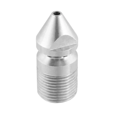 Image de Buse de Nettoyage Tuyau, Acier Inoxydable SS304 Jet Drainage Filetage Mâle 3/8BSP D&#039;égout Sous Pression, Pour Le Des éGouts