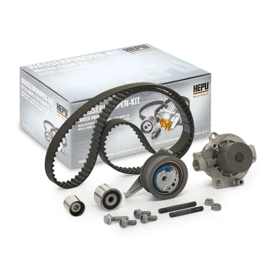 Image de HEPU PK06690M Pompe à eau + Kit De Distribution non commutable, avec vis/boulons 145 VOLKSWAGEN: Golf 7, Tiguan I, Scirocco III