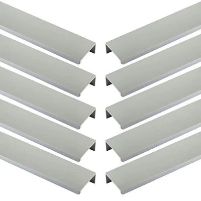 Image de 10 x Poignée Fixation Arrière Blankett Jane 780 mm Chrome mat pour Placard Profilée Poignées de Tiroir Sotech