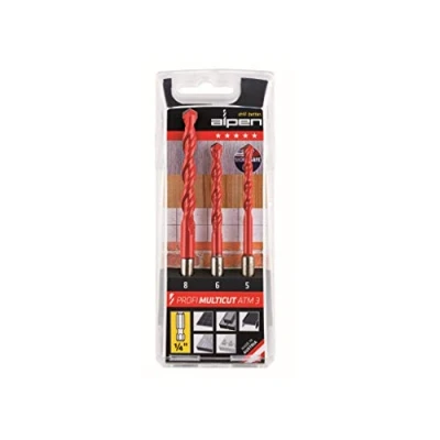 Image de Alpen 100803100 Profi Multicut Foret Polyvalent ATM Hexagonal, Orange/Argent, 5/6/8 mm, Set de 3 Pièces