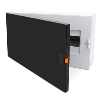 Image de Boîte à fusibles Armoire de distribution avec niveau bulle en saillie 18 modules 1 rangée pour pôles Répartiteur