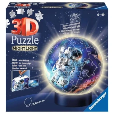 Image de Puzzle 3D Ball 72 P Illuminé Les Astronautes