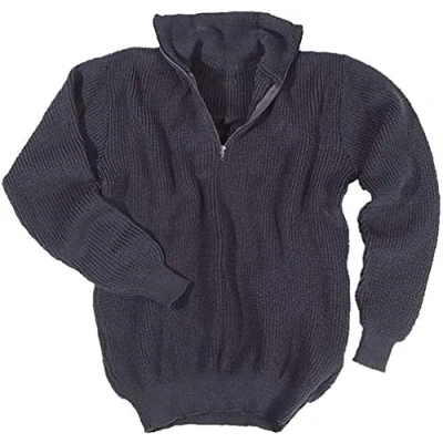 Image de Mil Tec Mixte Pull over Troyer Bleu Foncé Veste, Bleu, 52 EU