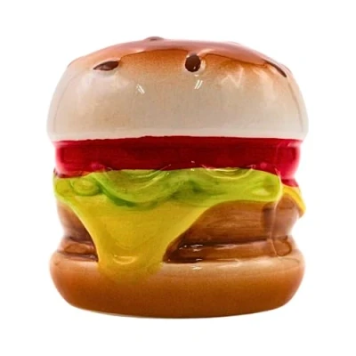 Image de Tirelire en céramique au Motif de Hamburger Cheeseburger Saving Box Dimensions (L x l H) : Environ 10 cm Burger